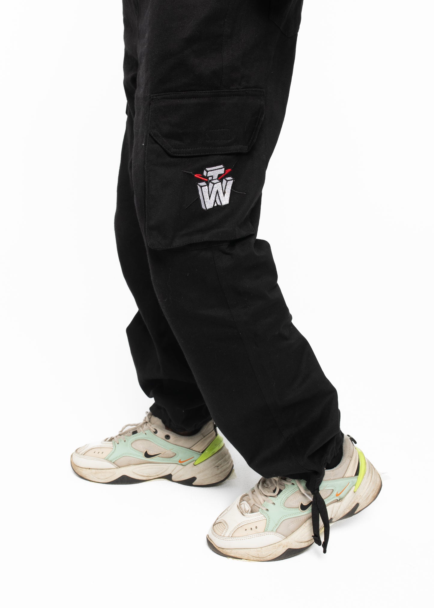3d logo cargo pants