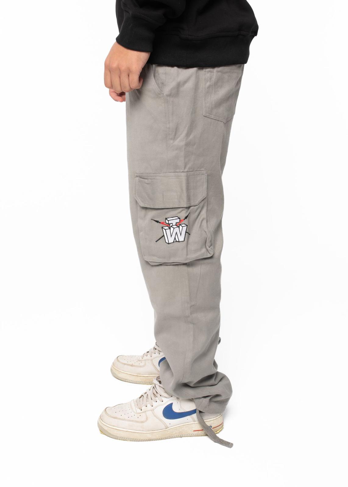 3d logo cargo pants