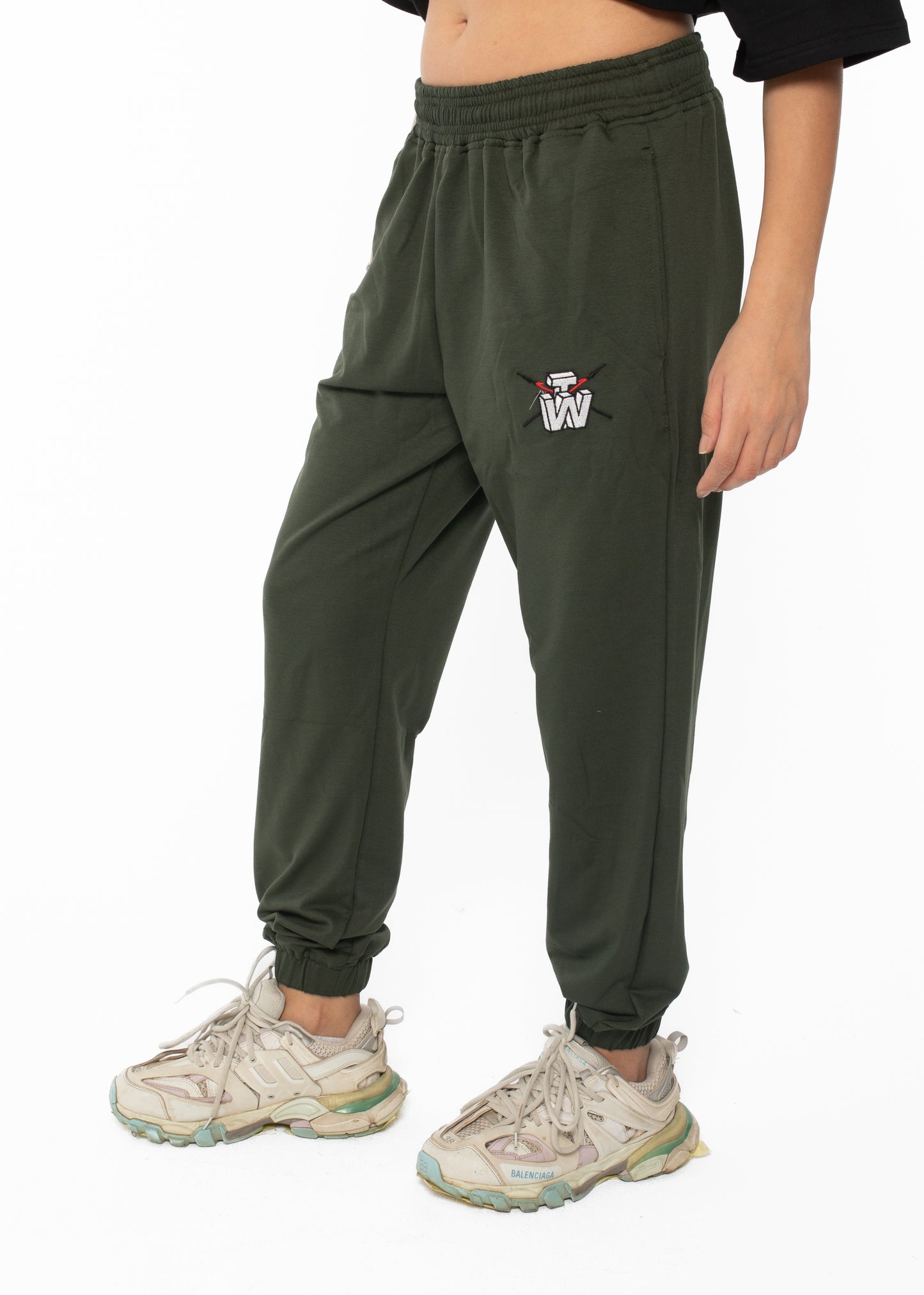 western tribe logo joggers