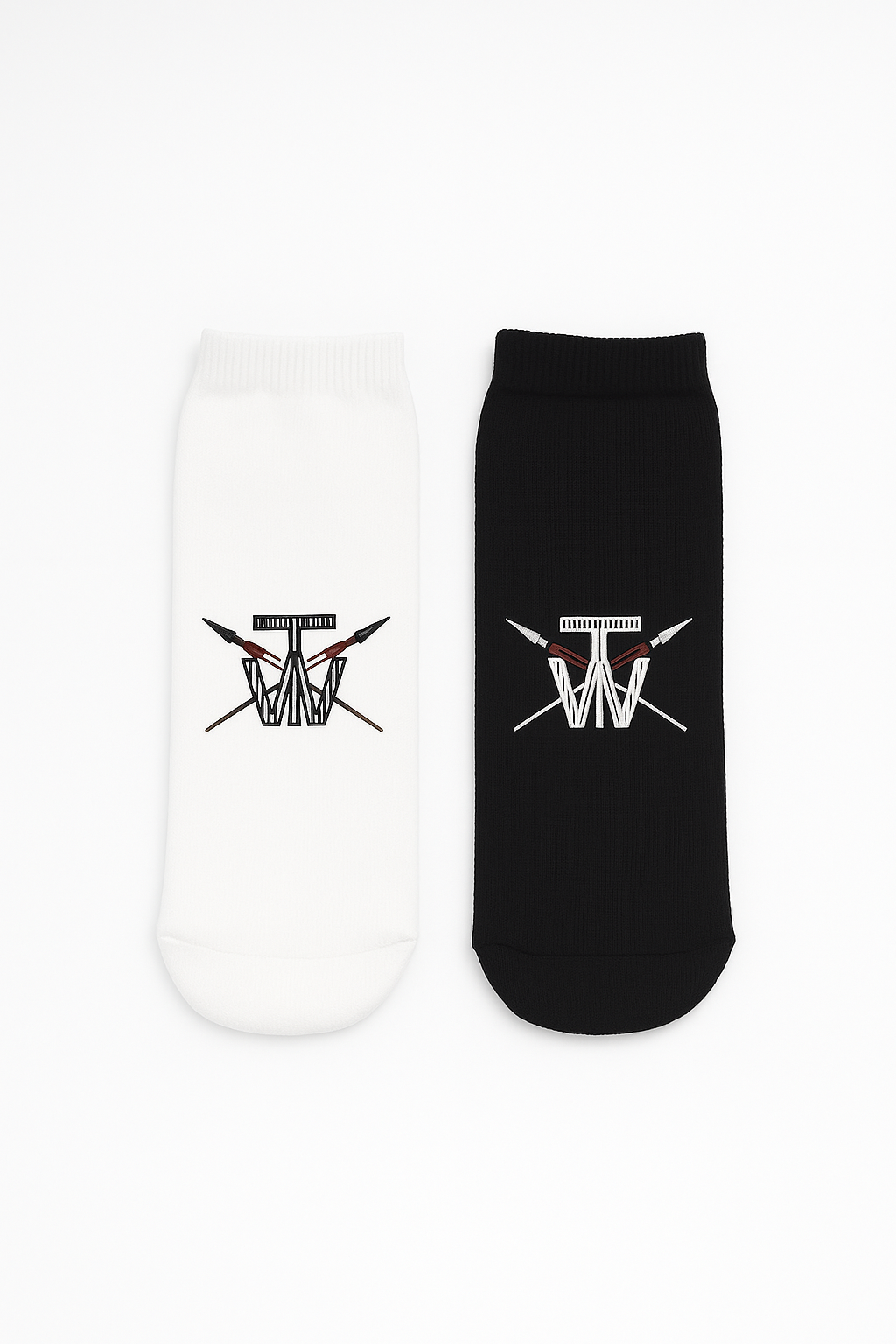western tribe socks 3pcs white
