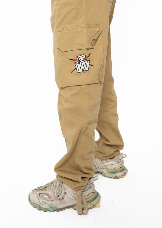 3D Logo Cargo Pants